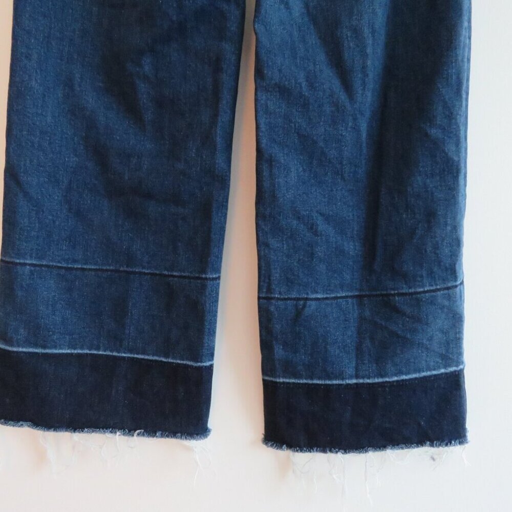 AG ADRIANO GOLDSCHMIED The Etta High Waisted Wide Leg Crop Jeans Released Hem 26 - Picture 11 of 16